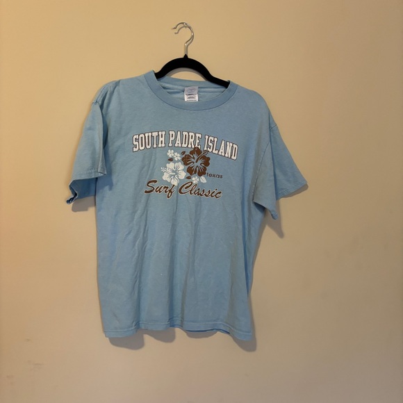 Tops - Baby blue vintage South Padre Island Surf Classic t-shirt